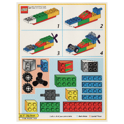 Creator Board Game Model Card (Yellow): Big Boat
