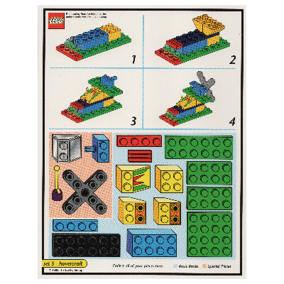 Creator Board Game Model Card (Black): Hovercraft