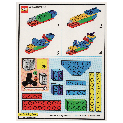 Creator Board Game Model Card (Black): Flying Boat