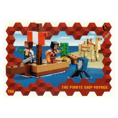 Trading Card, Minecraft Series 3 On Fire, Standard Card - The Pirate Ship Voyage