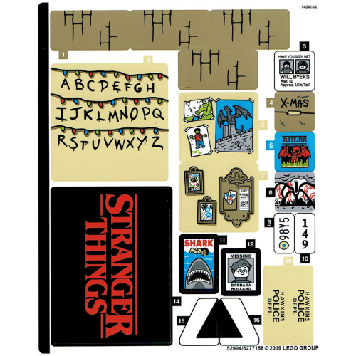 Image of part Sticker Sheet 1 for Set 75810-1