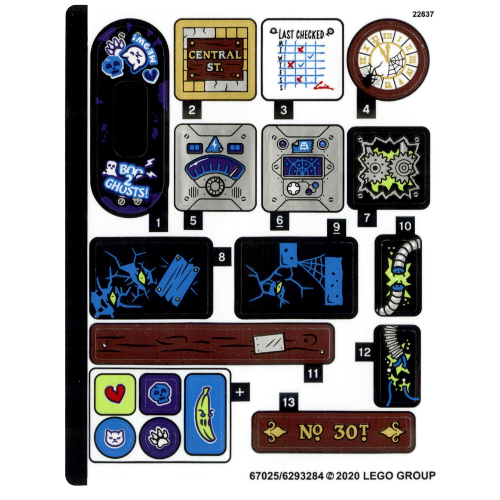 Image of part Sticker Sheet for Set 70430-1