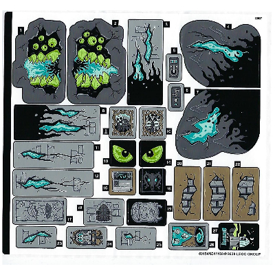 Image of part Sticker Sheet 1 for Set 70437-1