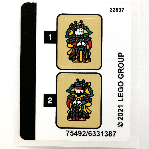 Image of part Sticker Sheet for Set 80106-1