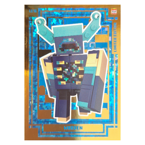 Trading Card, Minecraft Series 2 Boom-Bastic, Gold Card - Warden