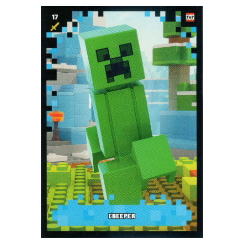Trading Card, Minecraft Series 2 Boom-Bastic, Standard Card - Creeper