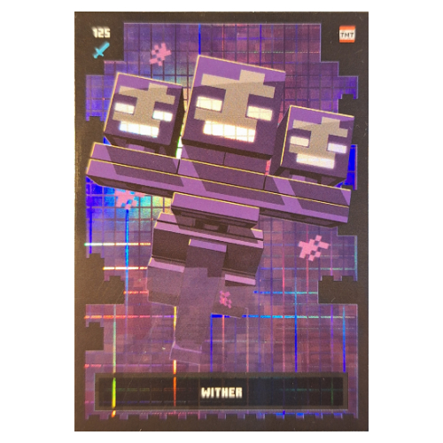 Trading Card, Minecraft Series 2 Boom-Bastic, Standard Card - Wither (Foil)