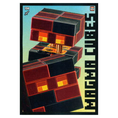 Trading Card, Minecraft Series 2 Boom-Bastic, Standard Card - Magma Cubes