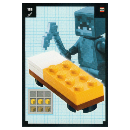 Trading Card, Minecraft Series 2 Boom-Bastic, Standard Card - Bed