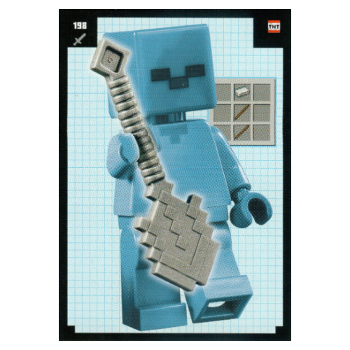 Trading Card, Minecraft Series 2 Boom-Bastic, Standard Card - Iron Shovel