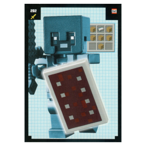 Trading Card, Minecraft Series 2 Boom-Bastic, Standard Card - Shield