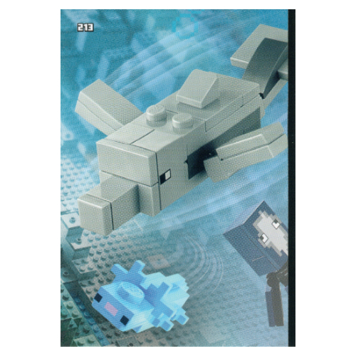 Trading Card, Minecraft Series 2 Boom-Bastic, Standard Card - Underwater Adventure