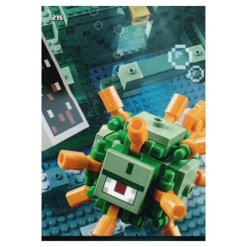 Trading Card, Minecraft Series 2 Boom-Bastic, Standard Card - Underwater Adventure