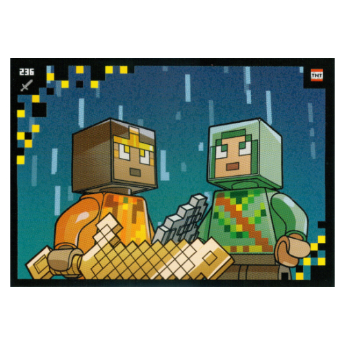 Trading Card, Minecraft Series 2 Boom-Bastic, Standard Card - Water Incoming