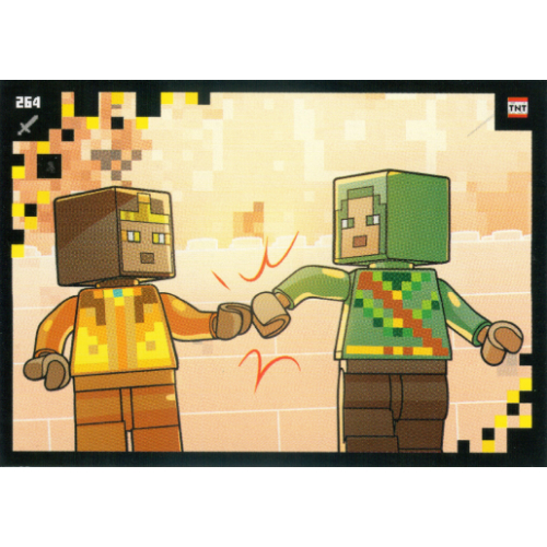 Trading Card, Minecraft Series 2 Boom-Bastic, Standard Card - Fist Bump