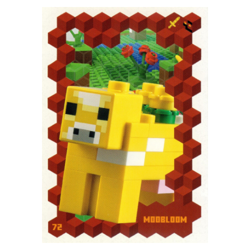 Trading Card, Minecraft Series 3 On Fire, Standard Card - Moobloom