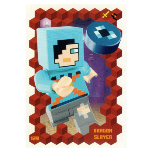 Trading Card, Minecraft Series 3 On Fire, Standard Card - Dragon Slayer