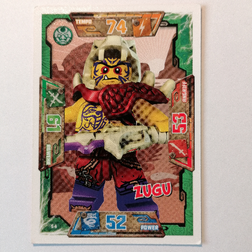 Trading Card, Ninjago Game Series 1 [German] - 54 Zugu