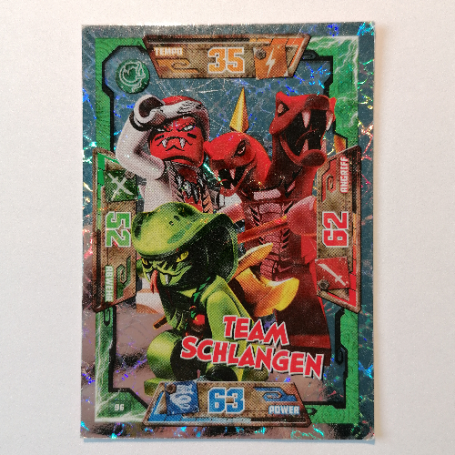 Trading Card, Ninjago Game Series 1 [German] - 96 Team Schlangen