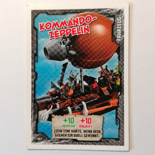 Trading Card, Ninjago Game Series 1 [German] - 157 Kommando-Zeppelin