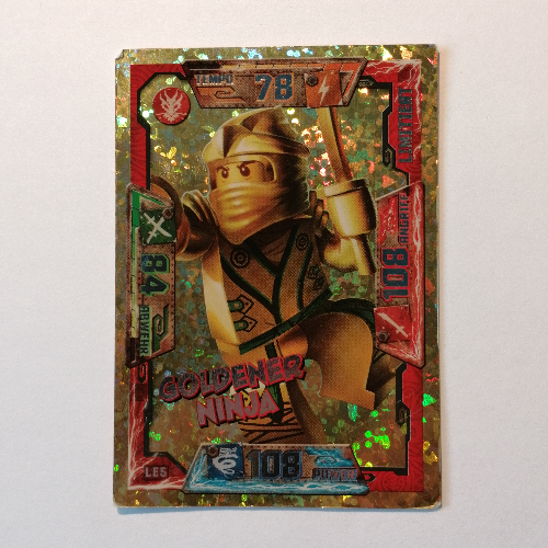 Trading Card, Ninjago Game Series 1 [German] - Limited Edition 5 Golden Ninja