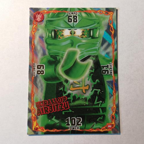 Trading Card, Ninjago Game Series 2 [German] - 12 Ultra Lloyd Airjitzu