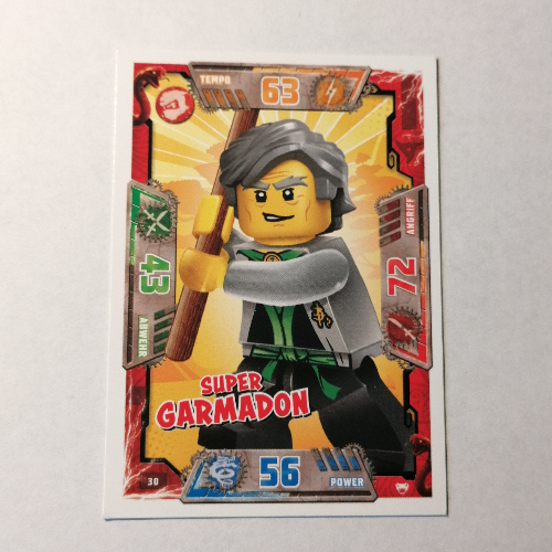 Trading Card, Ninjago Game Series 2 [German] - 30 Super Garmadon