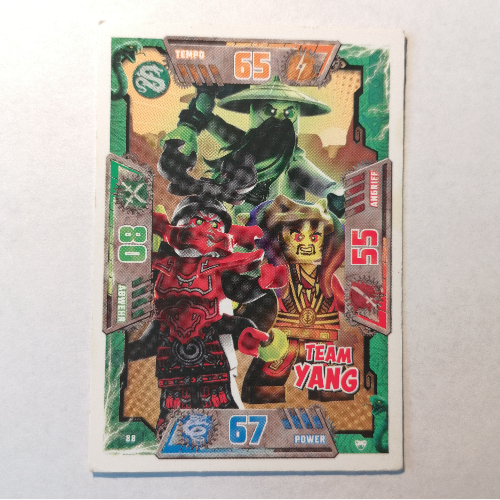 Trading Card, Ninjago Game Series 2 [German] - 88 Team Yang
