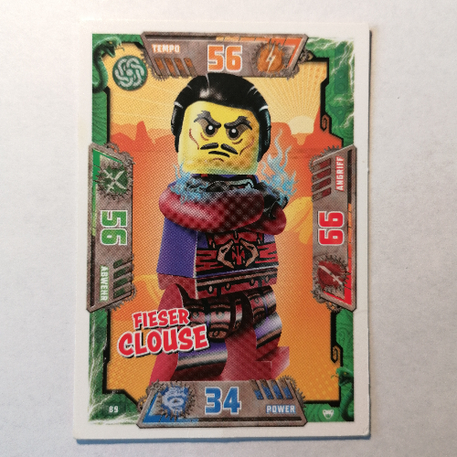 Trading Card, Ninjago Game Series 2 [German] - 89 Fieser Clouse