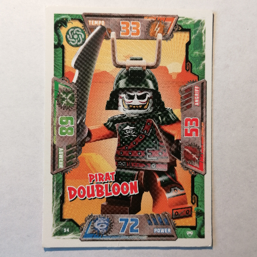Trading Card, Ninjago Game Series 2 [German] - 94 Pirat Doubloon