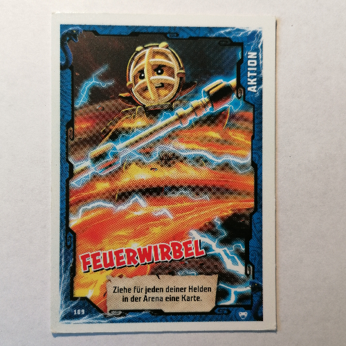 Trading Card, Ninjago Game Series 2 [German] - 109 Feuerwirbel