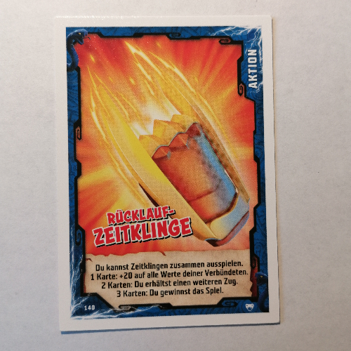 Trading Card, Ninjago Game Series 2 [German] - 140 Rücklauf-Zeitklinge