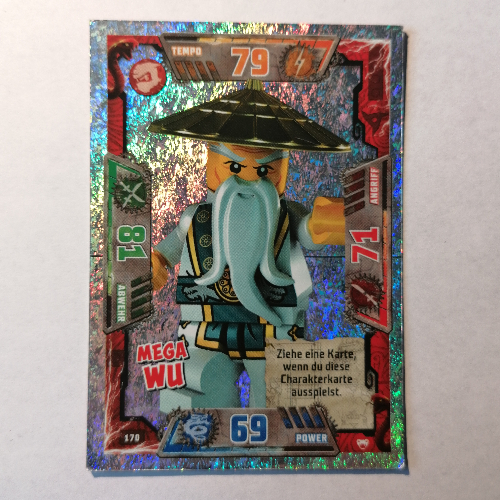 Trading Card, Ninjago Game Series 2 [German] - 170 Mega Wu