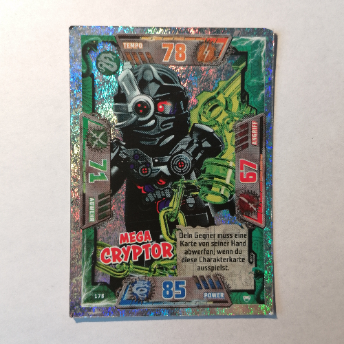 Trading Card, Ninjago Game Series 2 [German] - 178 Mega Cryptor