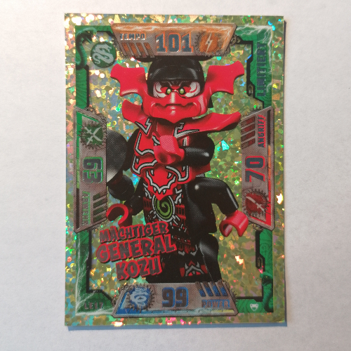 Trading Card, Ninjago Game Series 2 [German] - Limited Edition 17 Mächtiger General Kozu