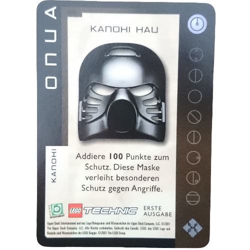 Trading Card, Bionicle Game: QftM - 66 Great Masks - Onua - Kanohi Hau
