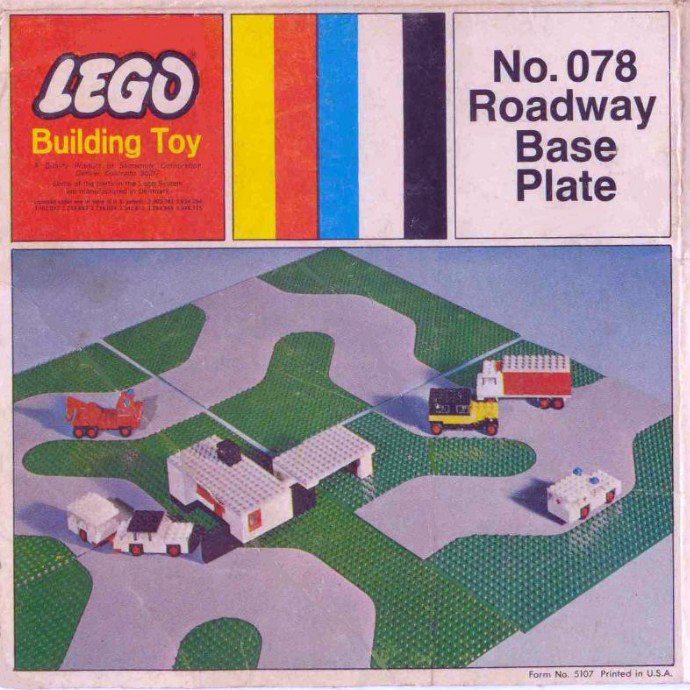 LEGO Roadway Base Plate