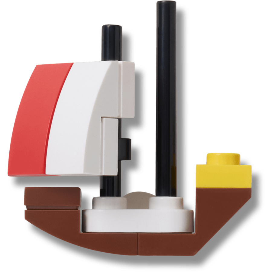 LEGO 10018256 Sailboat Jibbitz box