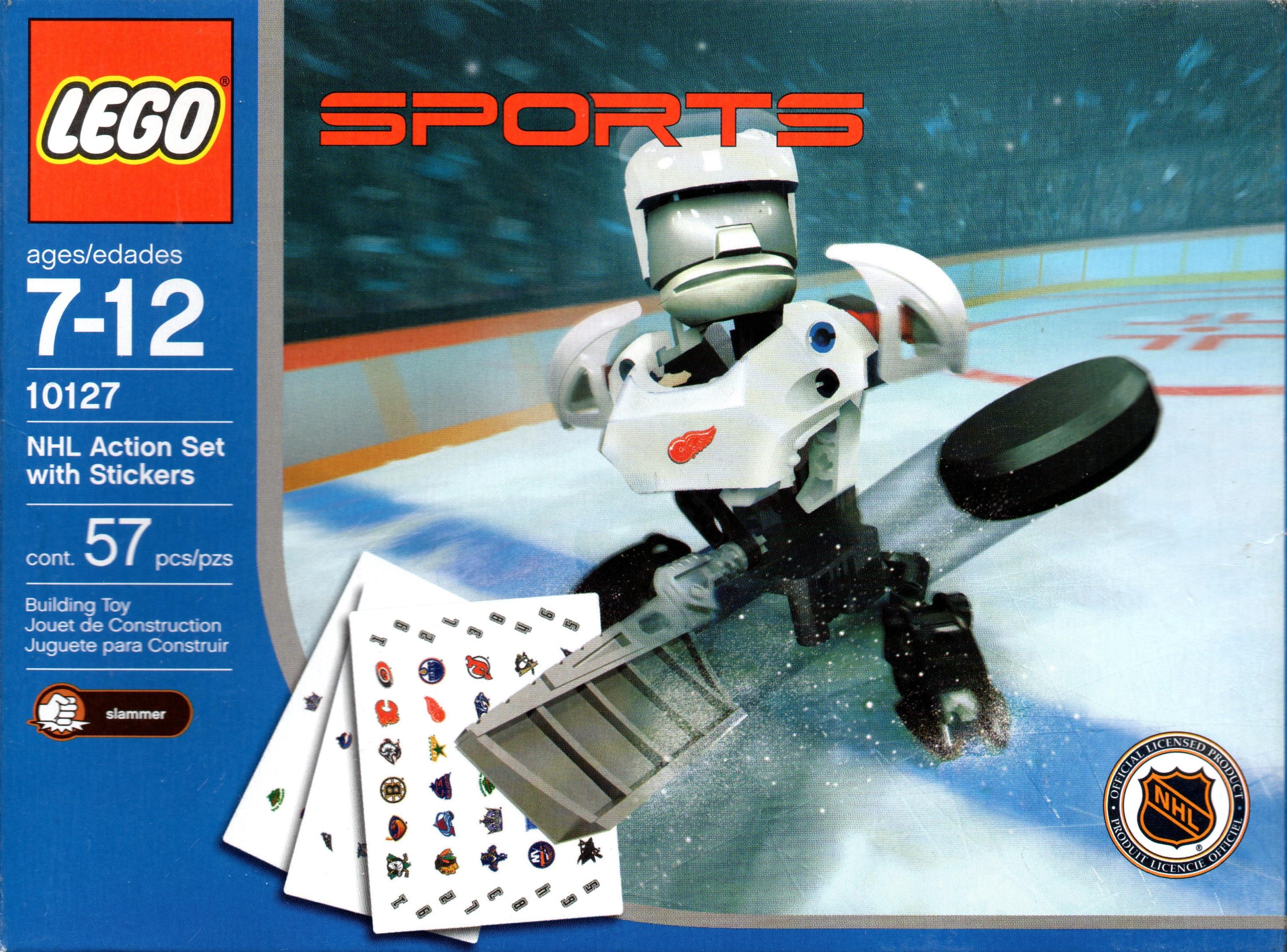 Main image of LEGO NHL Action Set with Stickers (10127-1)