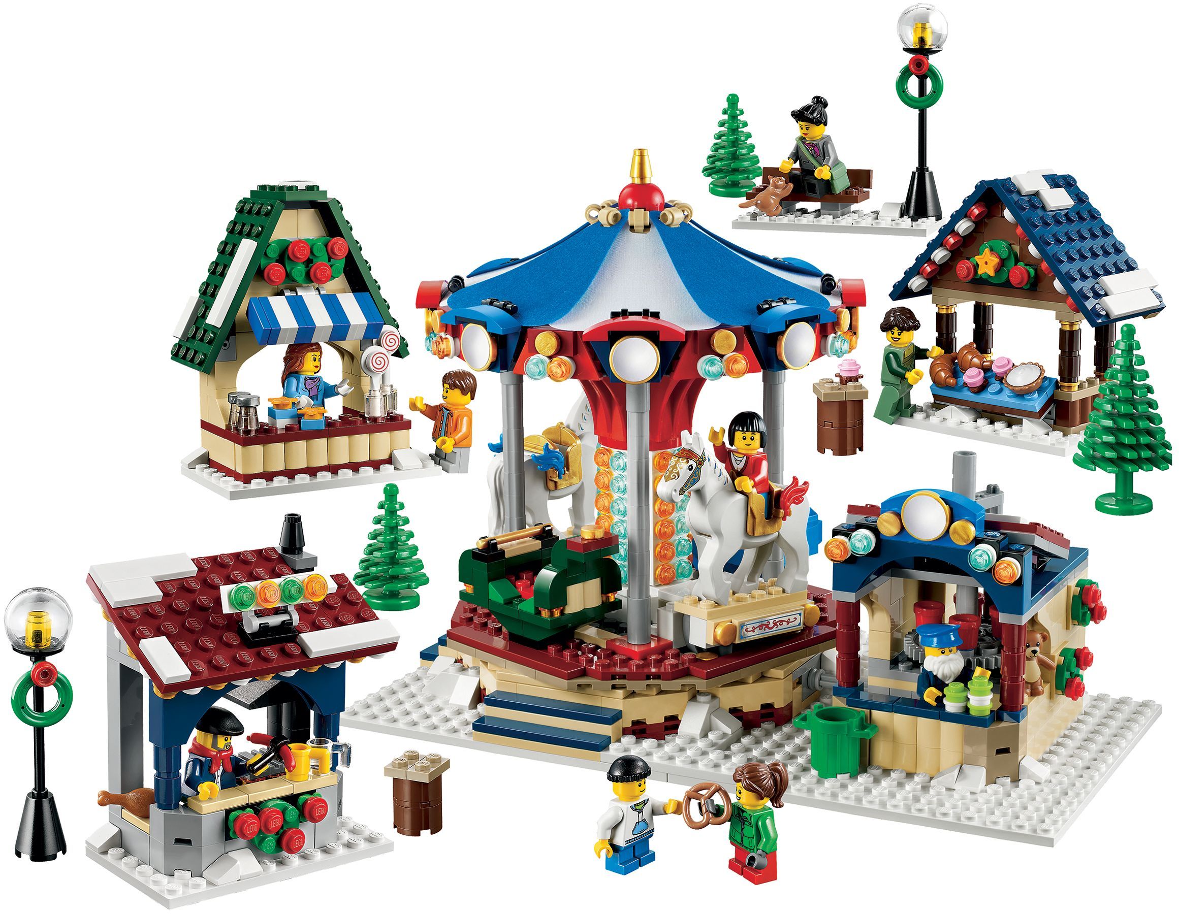 Lego winter sales village market