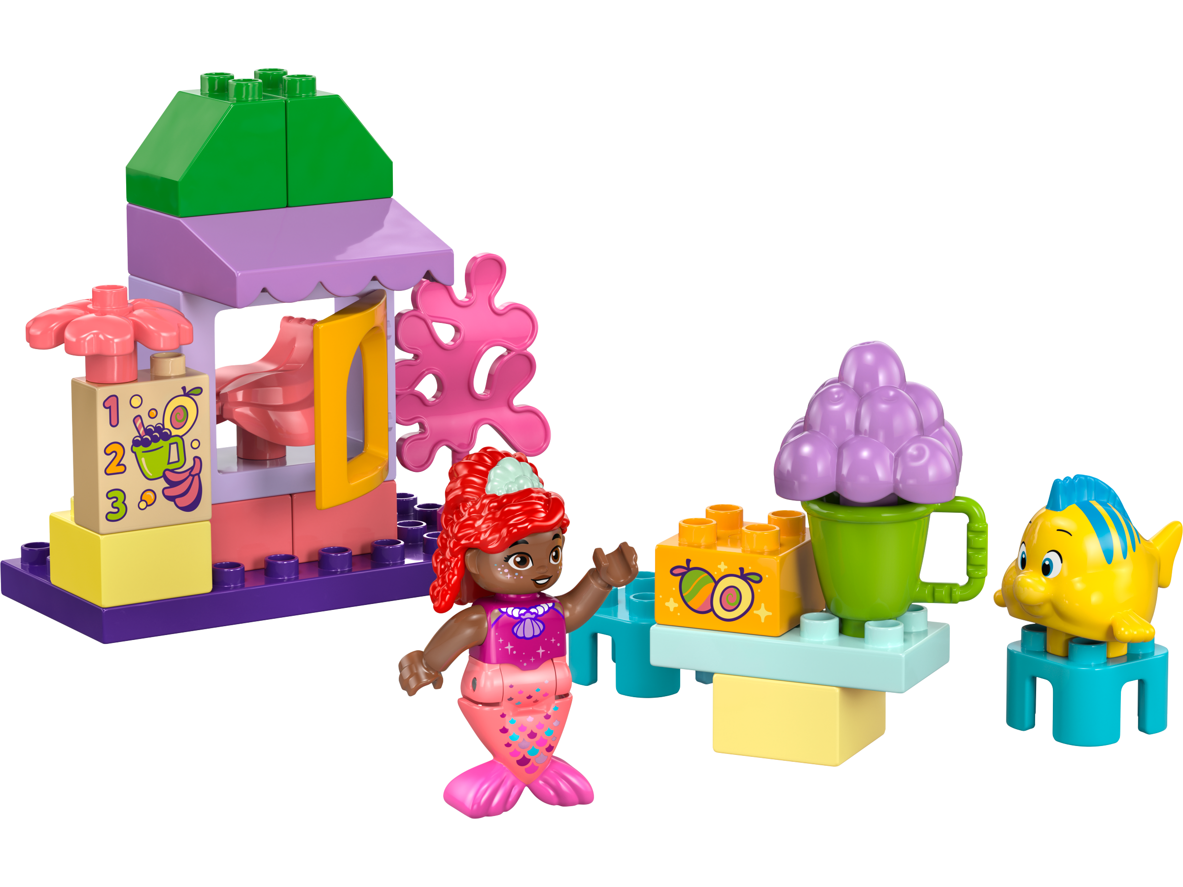 Main image of LEGO Ariel and Flounder's Café Stand (10420-1)