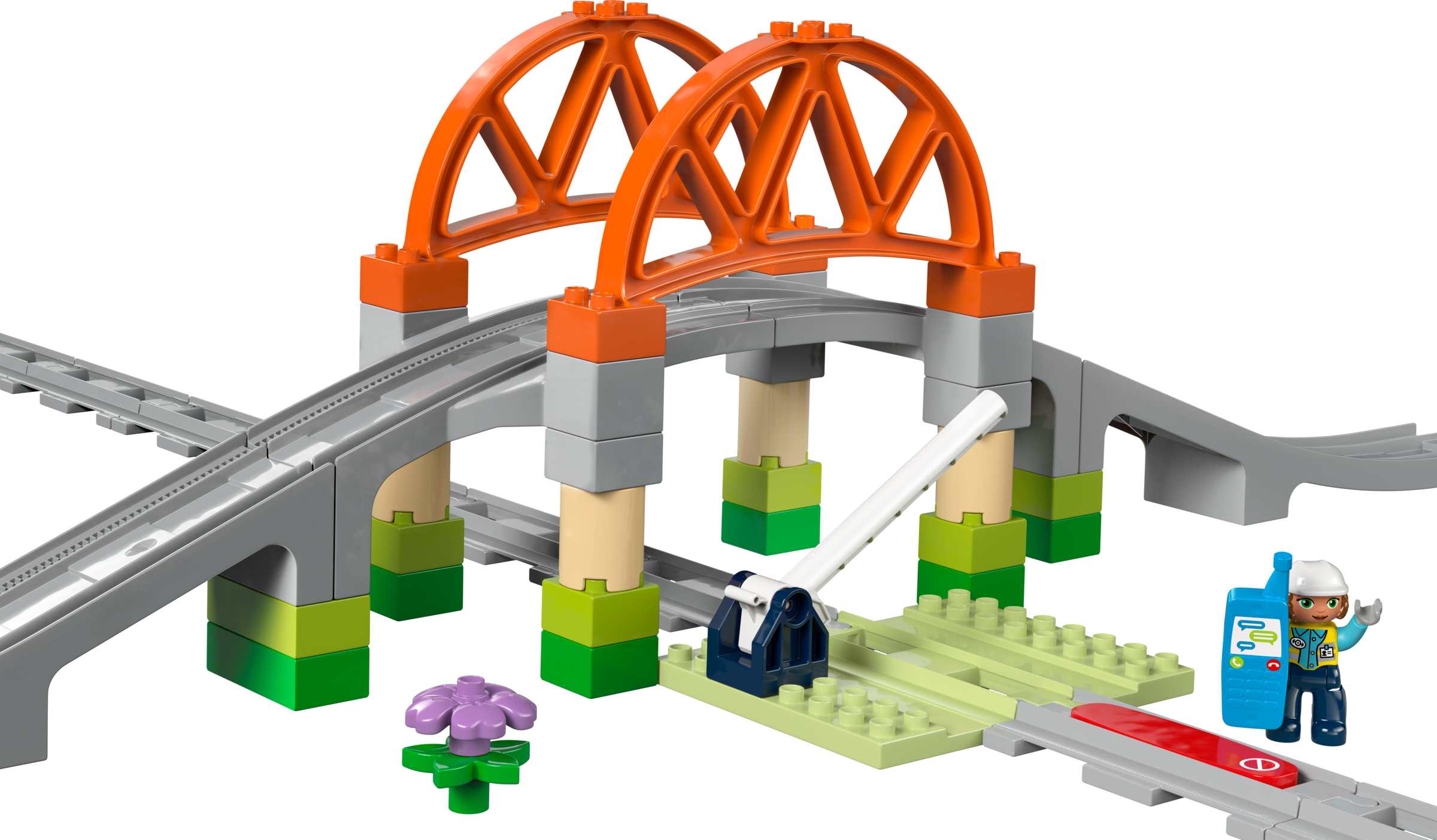 Train Bridge and Tracks Expansion Set