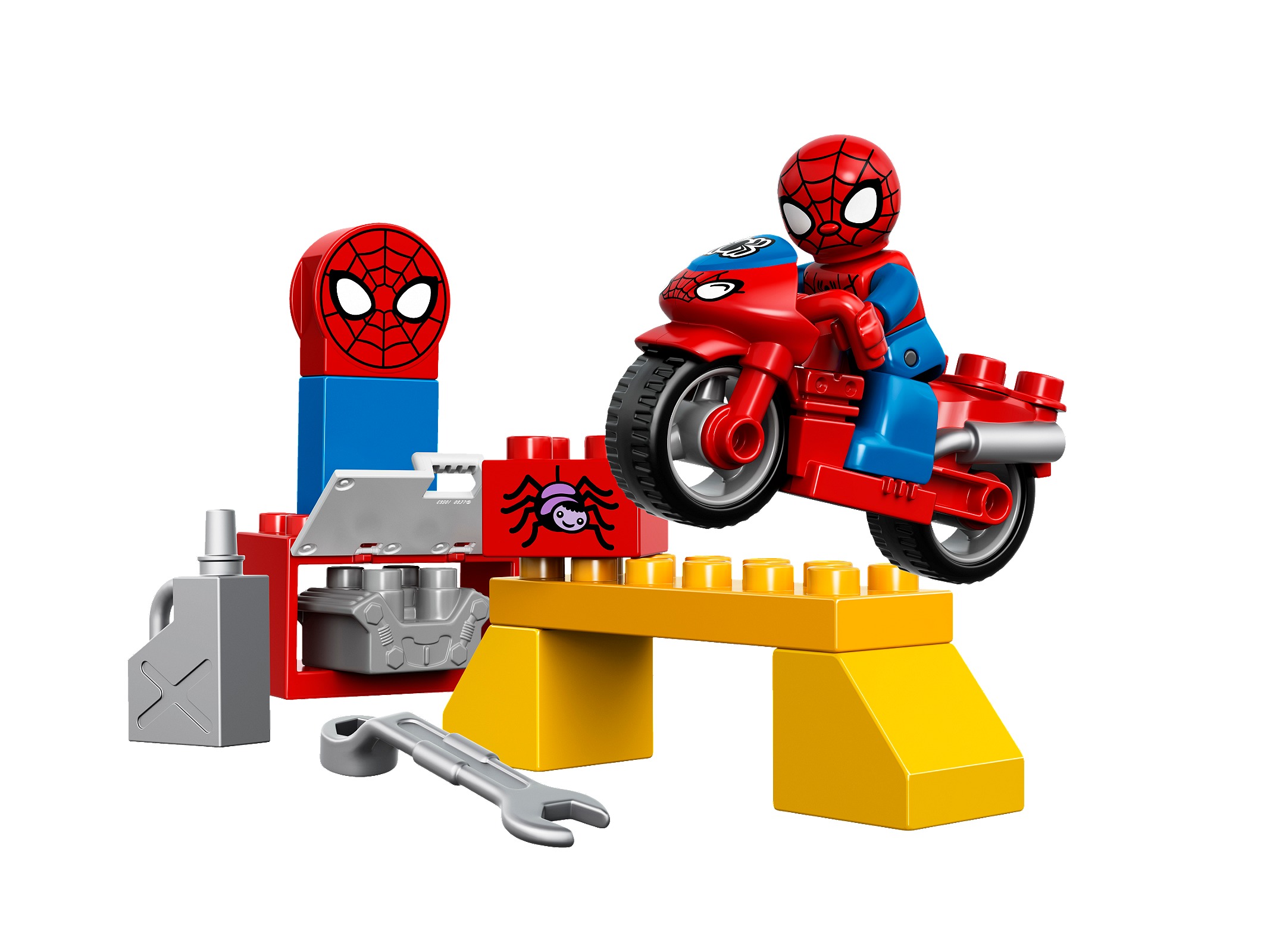 Main image of LEGO Spider-Man Web-Bike Workshop (10607-1)