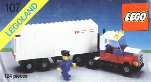 Main image of LEGO Canada Post Mail Truck (107-2)