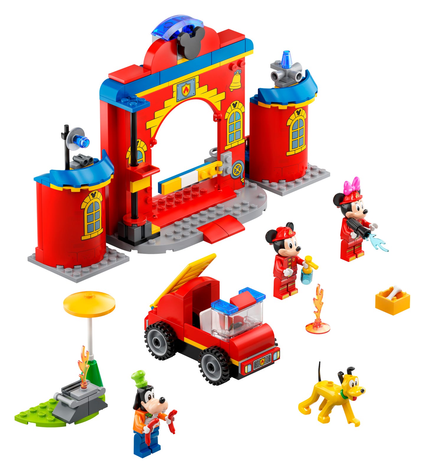 Main image of LEGO Mickey & Friends Fire Truck & Station (10776-1)