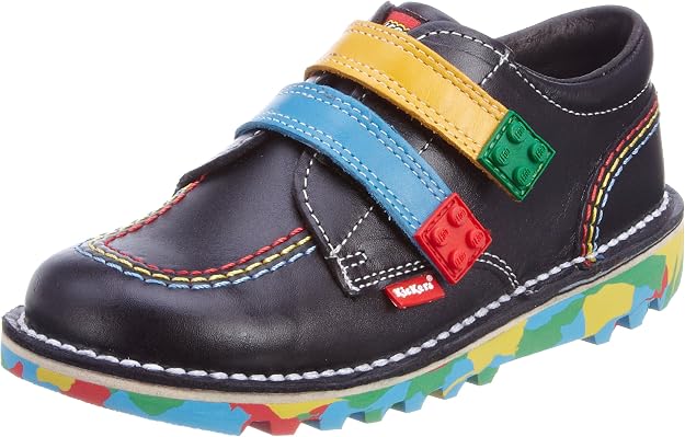 Kickers Kids Kick Lo LEGO Classic Shoe – Black