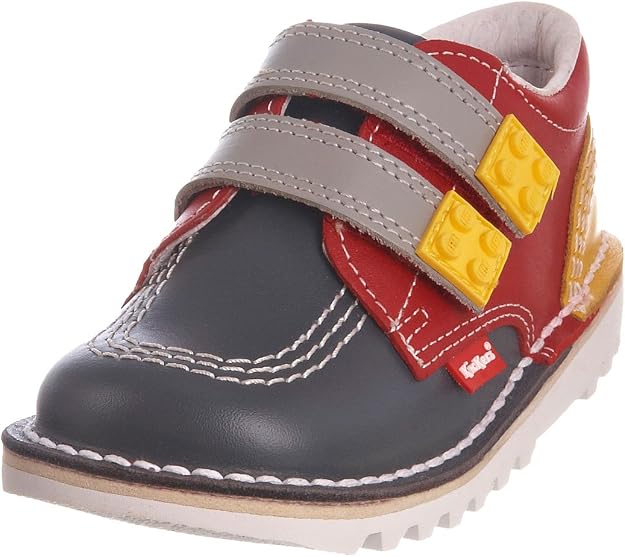 Kickers Kids Kick Lo LEGO Classic Shoe – Dark Grey