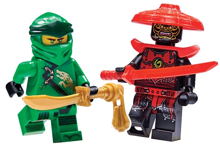 Main image of LEGO Lloyd vs. Stone Warrior (112006-1)