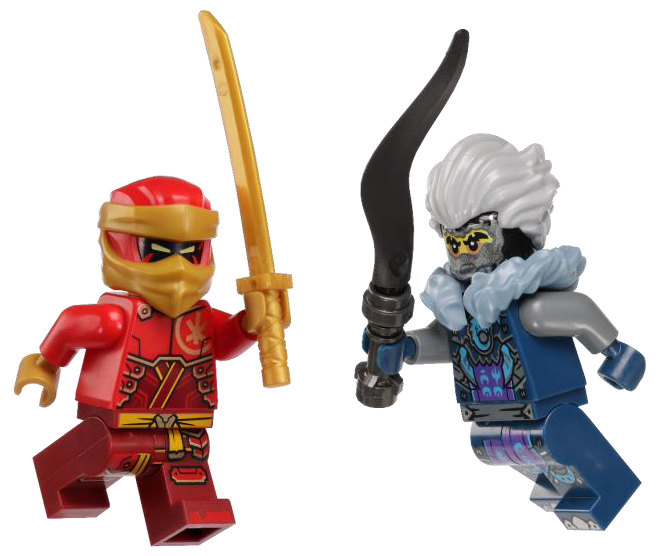 Main image of LEGO Kai vs. Cinder (112403-1)