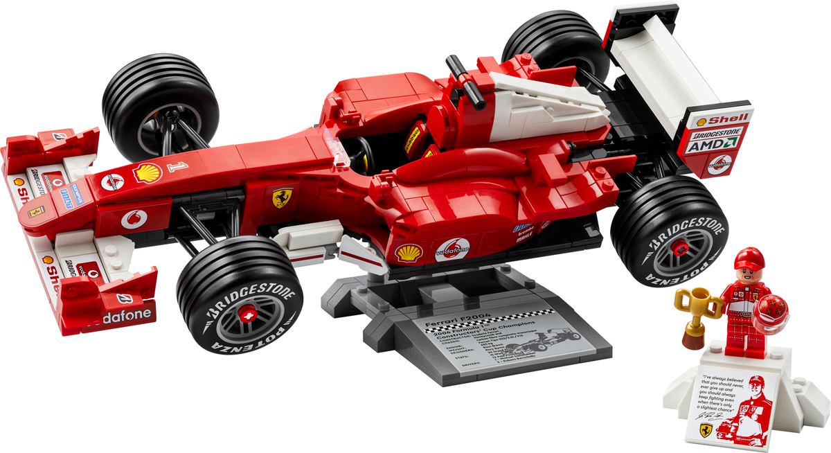 LEGO Ferrari F2004 & Michael Schumacher